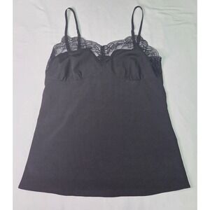 Rodarte Womens Small Black Lace Trim Babydoll Cami Top Vamp Siren y2k Whimsigoth